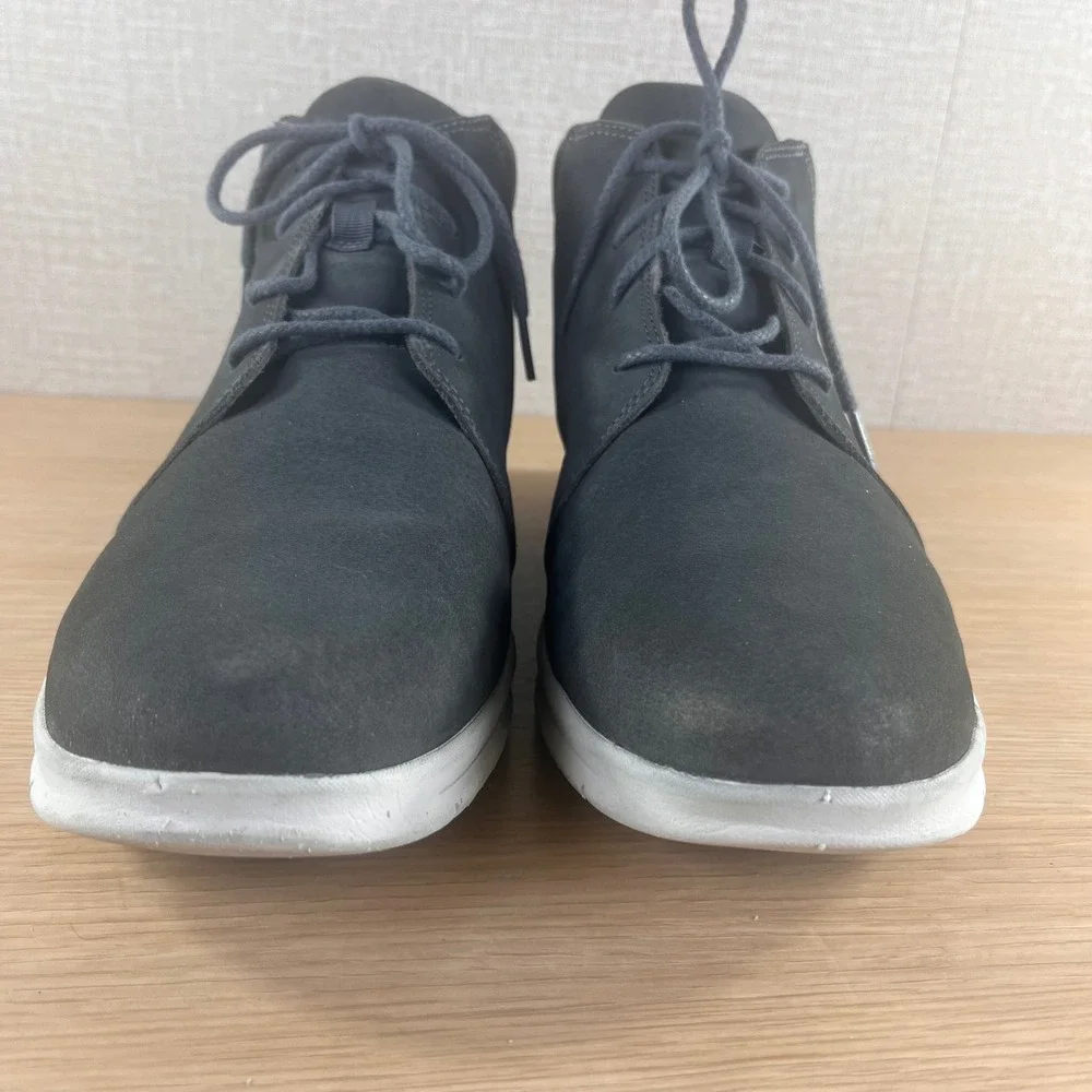 Timberland Davis Square Chukka Mens Boots Dark Grey Nubuck A4132 A7350 Size 12